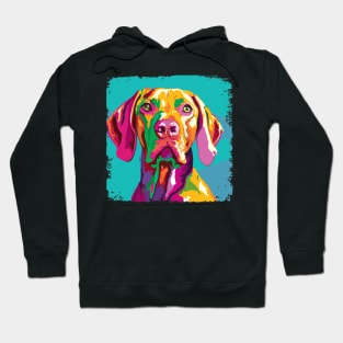 Vizsla Pop Art - Dog Lover Gifts Hoodie